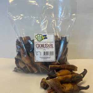 Oxmuskel i bit 500g